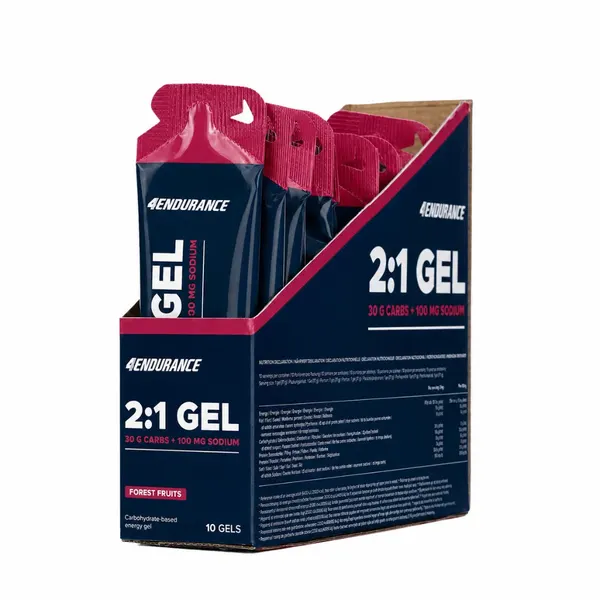 Packung von 4Endurance 2:1 Gel
