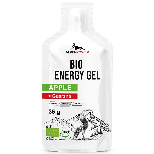 Packung von AlpenPower BIO Energy Gel