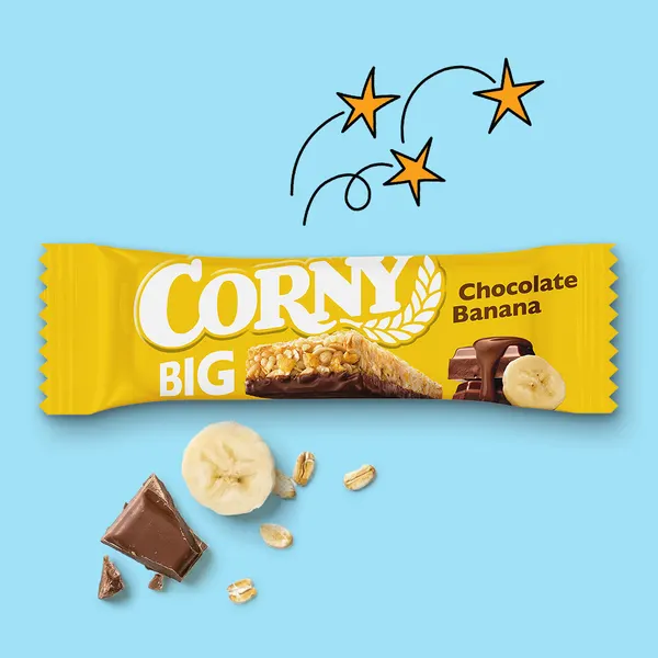 Packung von Corny BIG Schoko-Banane