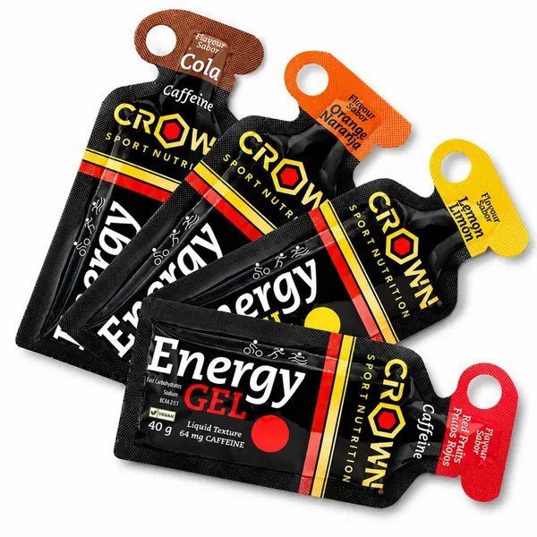 Packung von Crown Sport Nutrition Gel
