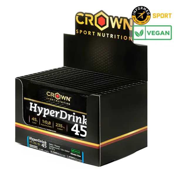 Packung von Crown Sport Nutrition HyperDrink 45 (1:0,8)