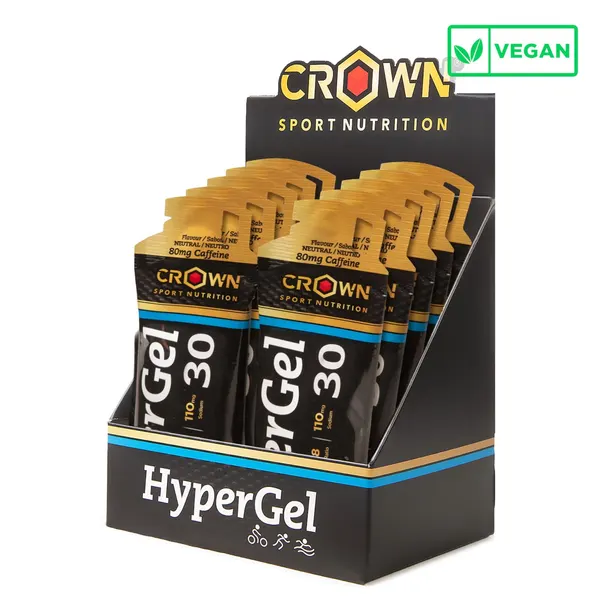 Packung von Crown Sport Nutrition HyperGel 30 (1:0,8) Hydro