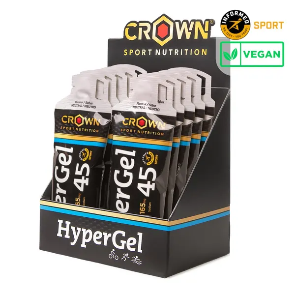 Packung von Crown Sport Nutrition HyperGel 45 (1:0,8)