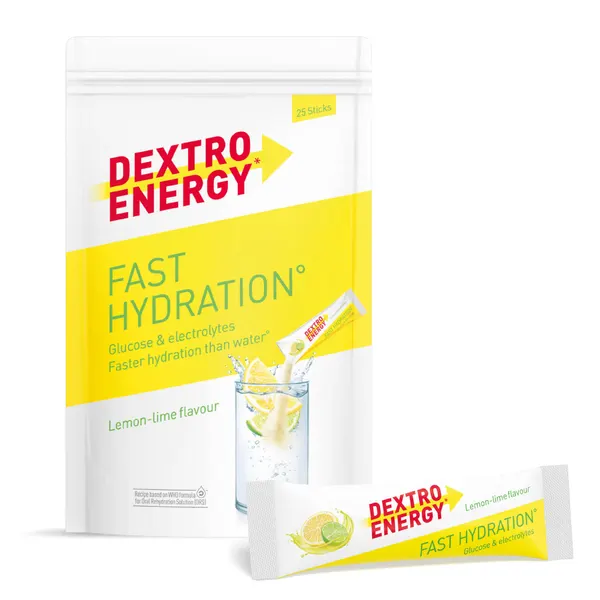 Packung von Dextro Energy Fast Hydration°