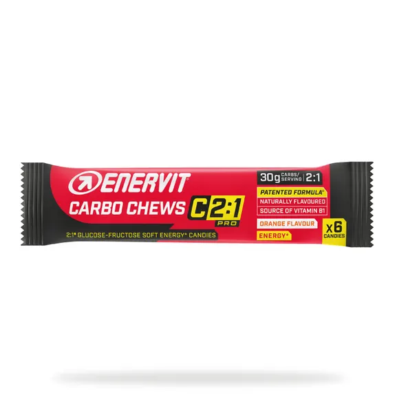 Packung von Enervit Carbo Chews Orange