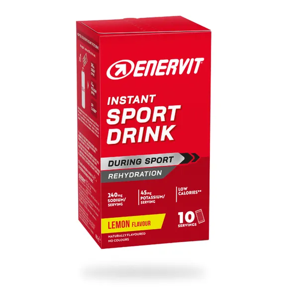 Packung von Enervit Instant Sport Drink Lemon