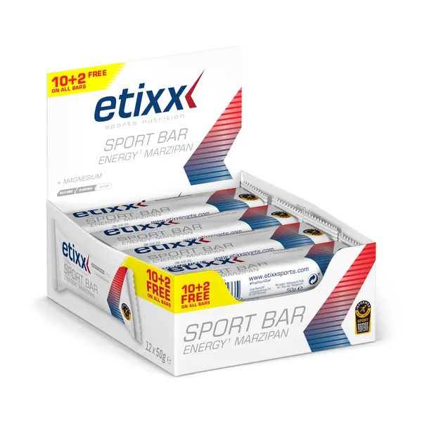 Packung von Etixx Energy Bar Marzipan