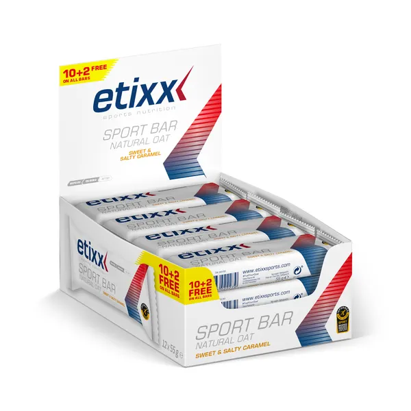 Packung von Etixx Natural Oat Bar