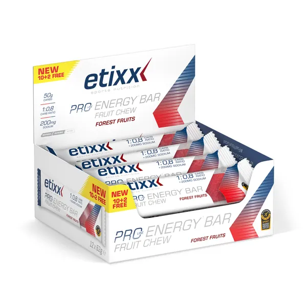 Packung von Etixx PRO LINE Energy Bar Fruit Chew