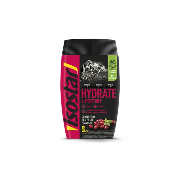 Packung von Isostar Hydrate & Perform Cranberry