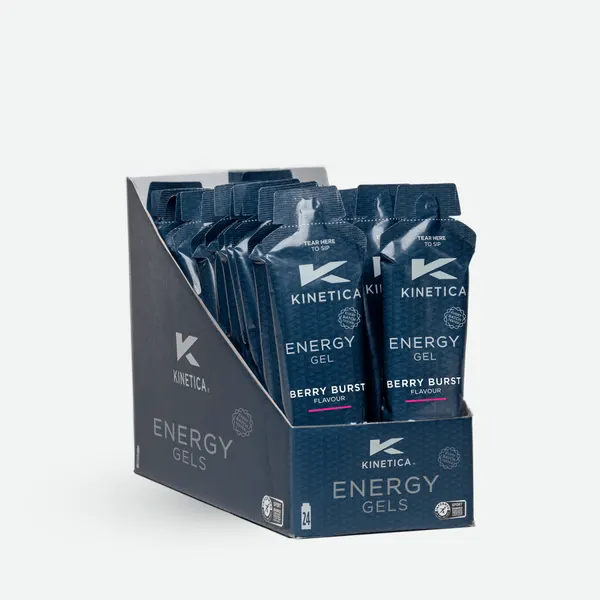 Packung von Kinetica Sports Energy Gel Berry Burst