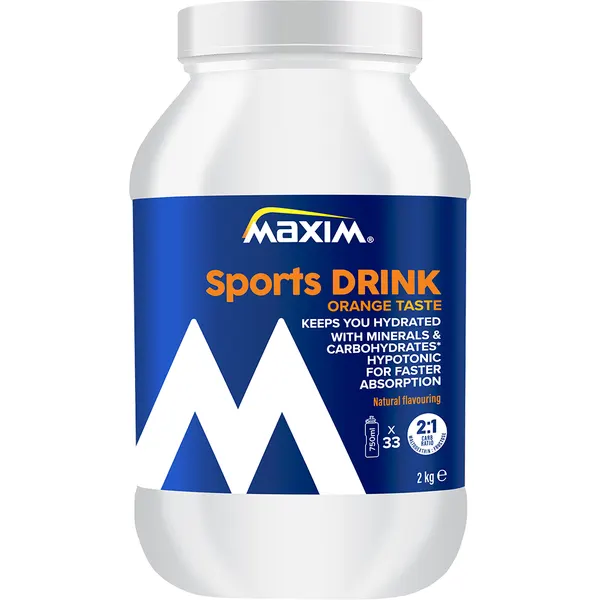Packung von Maxim Sports Drink Fresh Orange