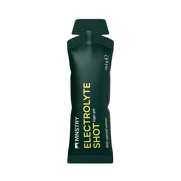 Packung von MNSTRY Electrolyte Shot Lemon