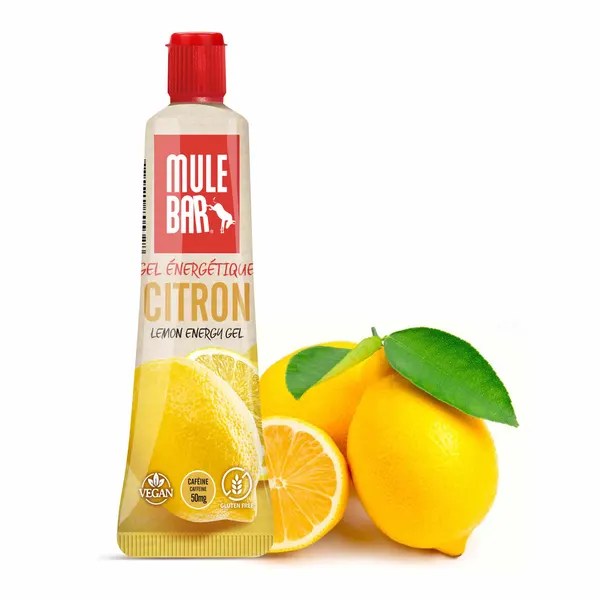 Packung von Mulebar gel énergétique Citron