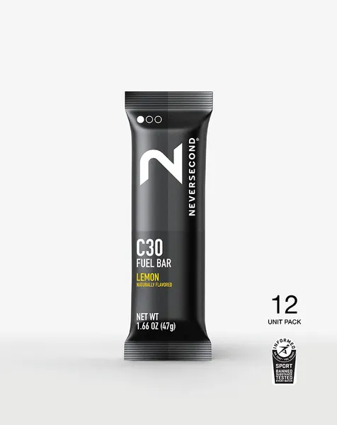 Packung von Neversecond C30 Fuel Bar