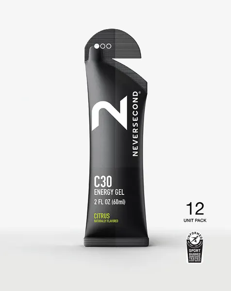 Packung von Neversecond C30 Energy Gel