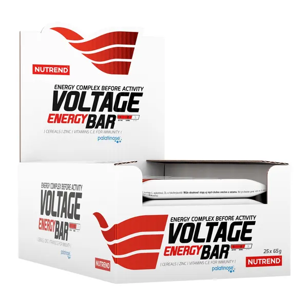 Packung von Nutrend Voltage Energy Bar with Caffeine