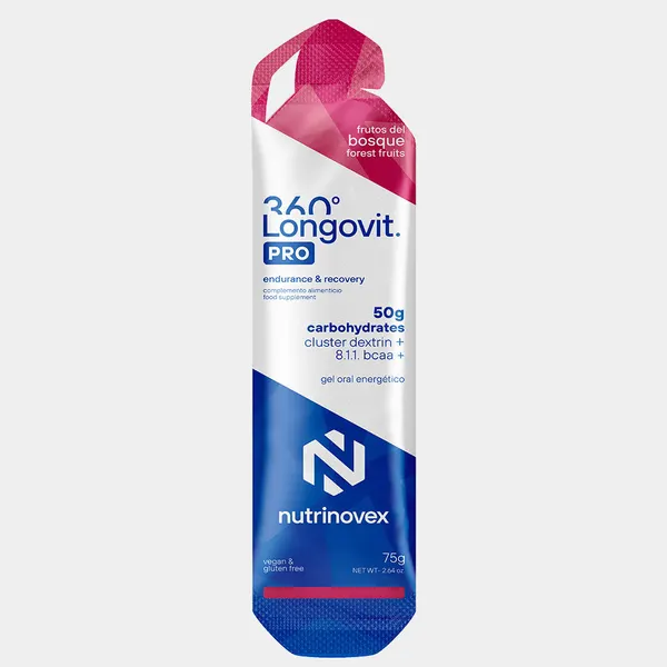 Packung von Nutrinovex Longovit 360 Gel · 30/ CHO