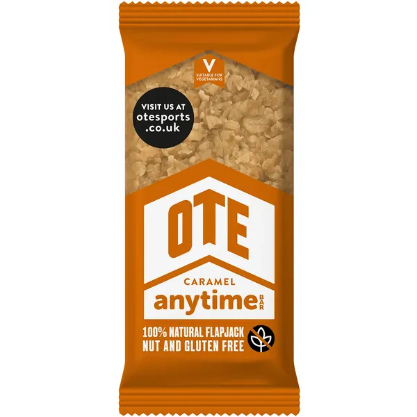 Packung von OTE Caramel Anytime Bar