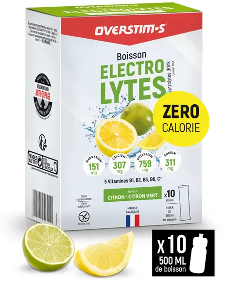 Packung von Overstims Boisson électrolytes