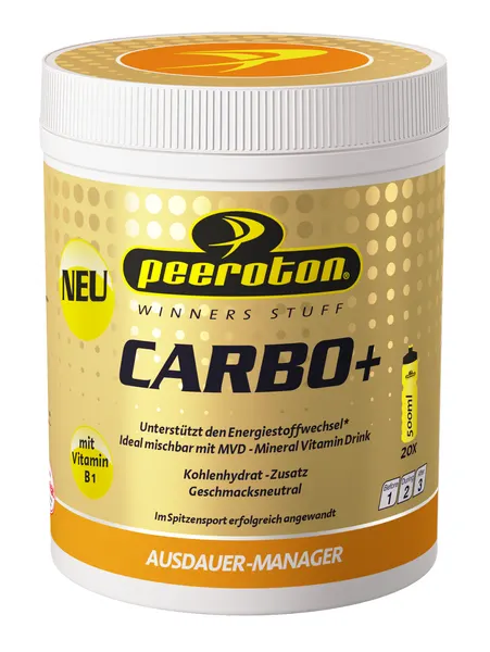 Packung von Peeroton Carbo Plus Kohlenhydrat Zusatz