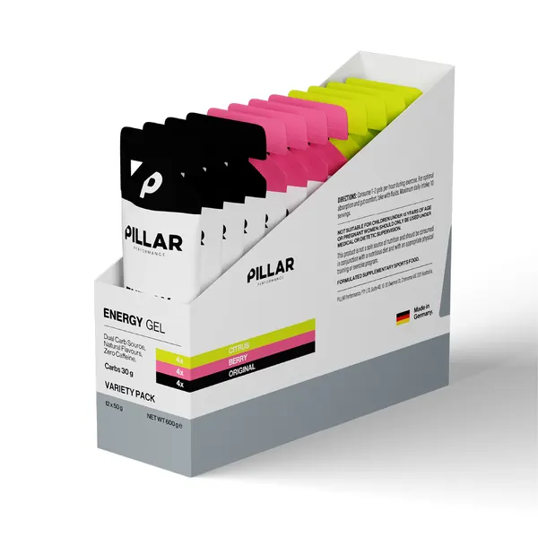 Packung von Pillar Performance Energy GEL
