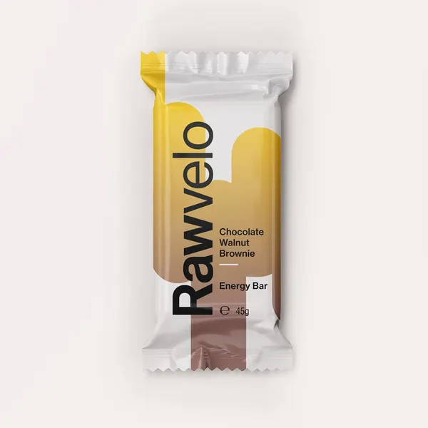 Packung von Rawvelo Chocolate Energy Bar