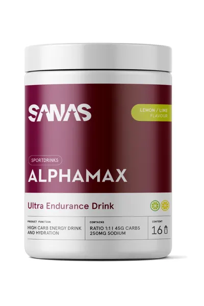 Packung von Sanas Alphamax drink