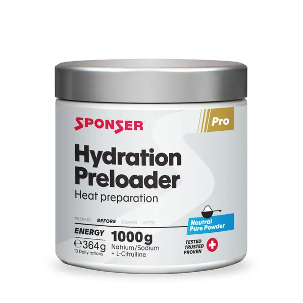 Packung von Sponser Hydration Preloader