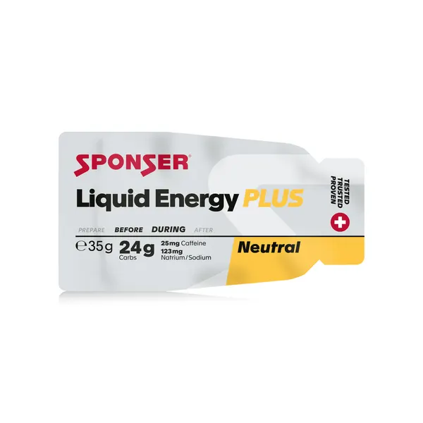 Packung von Sponser Liquid Energy Plus