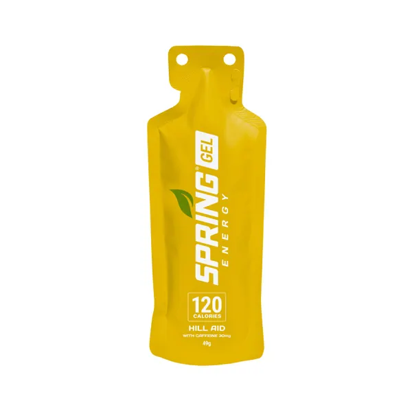 Packung von Spring Energy Mango Mint Energy Gel with 30 mg of Caffeine