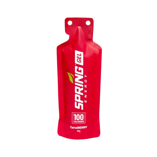 Packung von Spring Energy Strawberry Smoothie Gel (Vegan) Canaberry