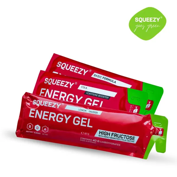 Packung von Squeezy Energy GEL