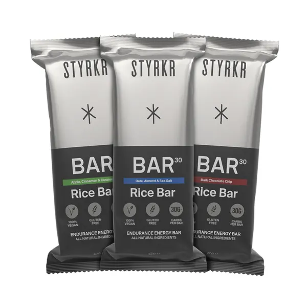 Packung von STYRKR BAR30 High Carb Rice Energy Bar
