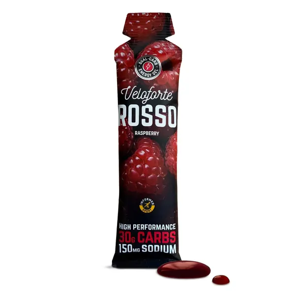 Packung von Veloforte Rosso - Natural Energy Gel