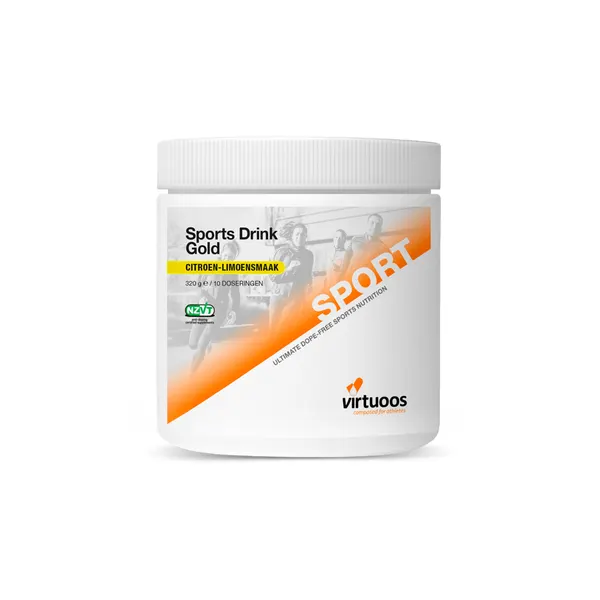 Packung von Virtuoos Sports Drink Gold