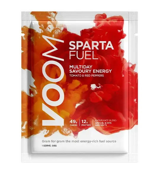 Packung von Voom Nutrition Sparta Fuel Savoury Energy