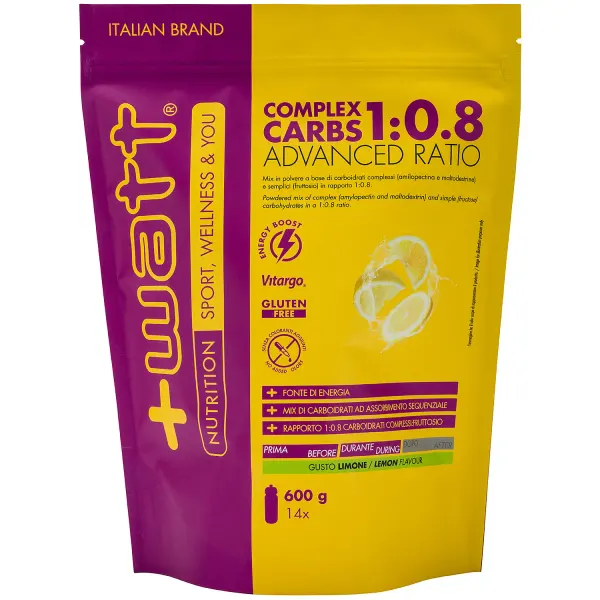 Packung von +Watt Complex Carbs Advanced Ratio 1:0,8