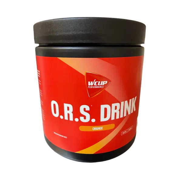 Packung von WCUP Drink ORS Orange