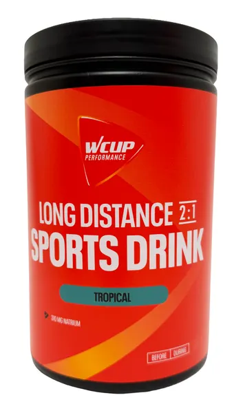 Packung von WCUP Long Distance Sports Drink 2:1 Tropical