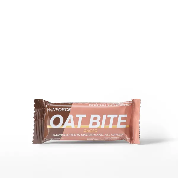 Packung von Winforce OAT BITE Riegel Kakao