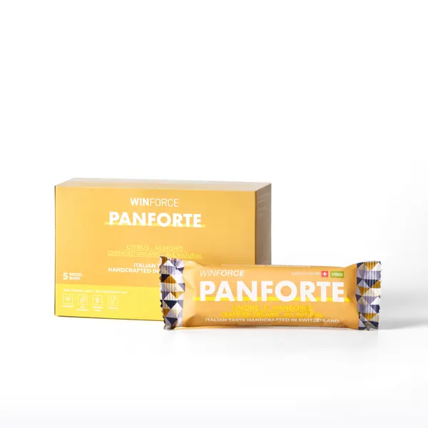Packung von Winforce PANFORTE Riegel Citrus Almond